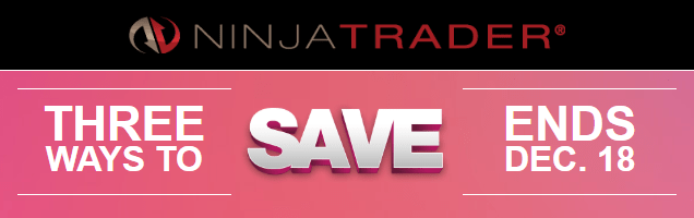 NinjaTrader License Savings, Sale, Discount