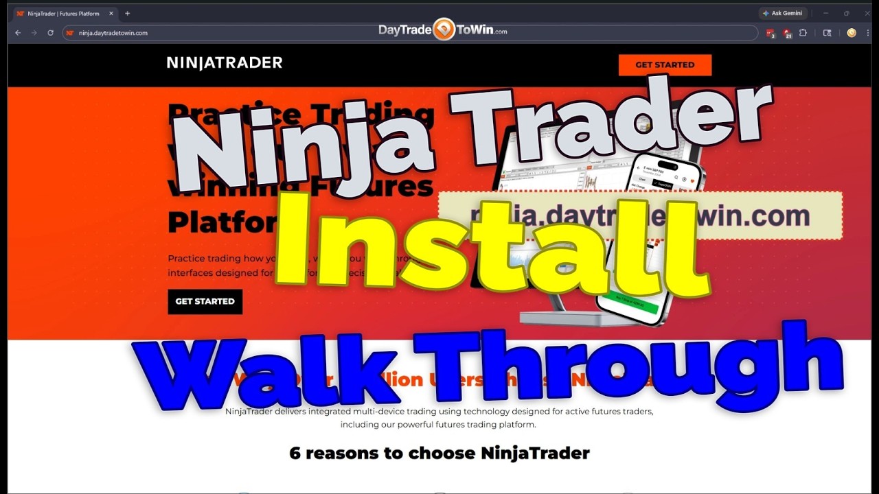 NinjaTrader Tutorial for Beginners Setup Guide + Free Live Data)