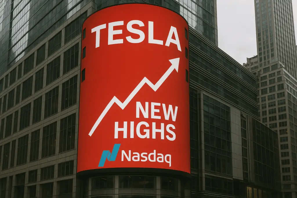 Tesla nQ sp500