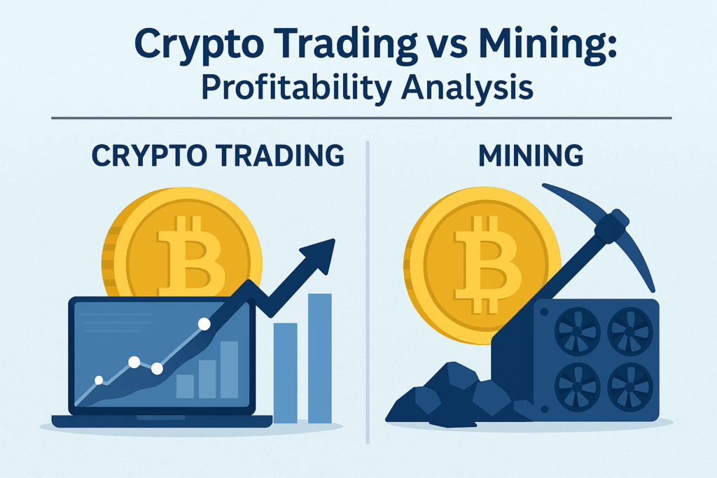 Crypto Trading vs Mining: Profitability Analysis and Income Model Comparison 2025 • Day Trade To Win