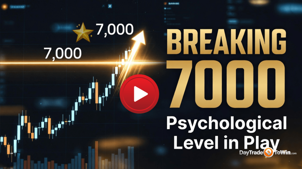 Understanding Price Action at Psychological Levels: The 7,000 Resistance Setup