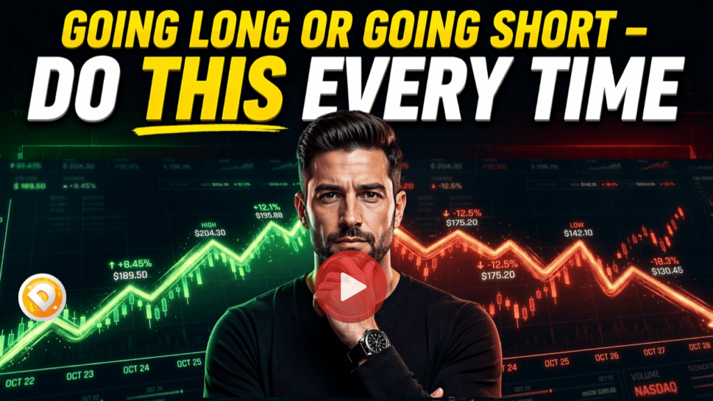 Going Long or Short - Do This Every time