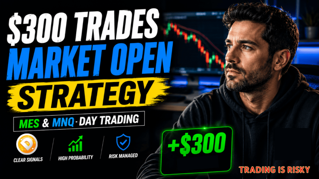 $300 Market open trades