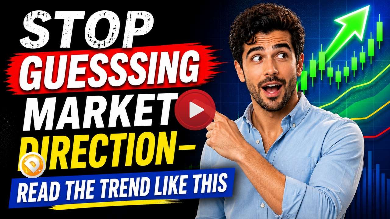 Professional trader explaining how to identify market direction using the DayTradeToWin Sonic System with trend analysis, price action, and NASDAQ futures trading.