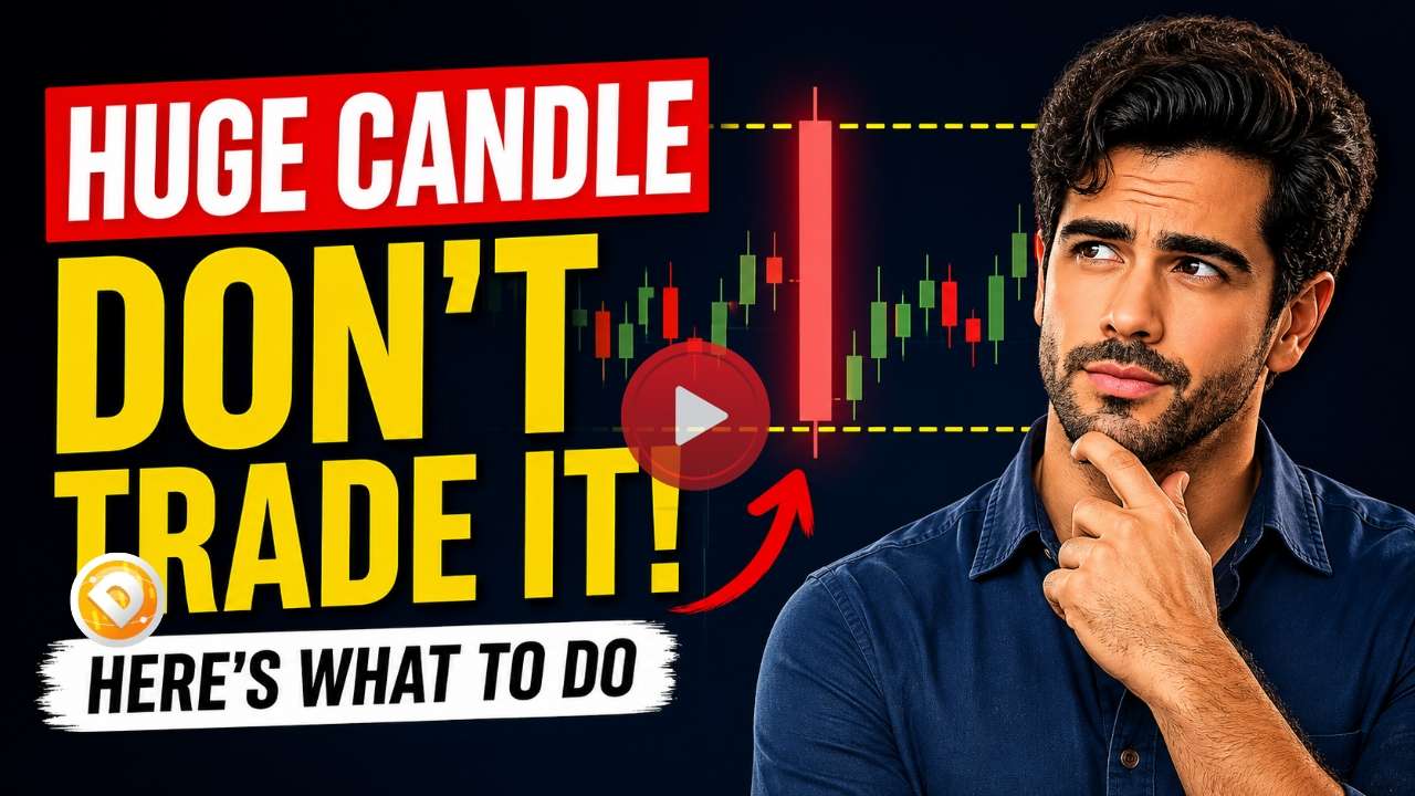 How to trade a huge candle using price action without getting whipsawed